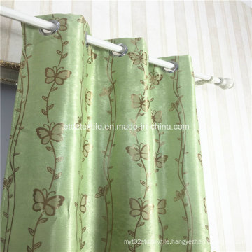 Fleece Large Jacquard Blackout Window Curtain